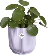 elho Vibes Fold Round 18 Pot 100% Recycled Plastic Purple Lilac Ø18.4xH16.8 cm view 3