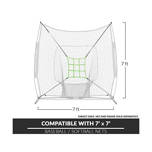 AMLESO Target Training Net Accuracy Training Polyester Net Goal Frame Net Throwing Scoring Training Equipment Sturdy Pitching Target