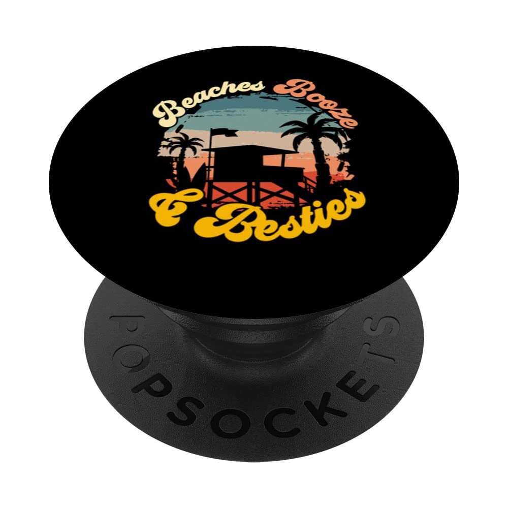 Beach Cruise Summer Vacation Best Friends Girls Weekend Trip PopSockets Swappable PopGrip