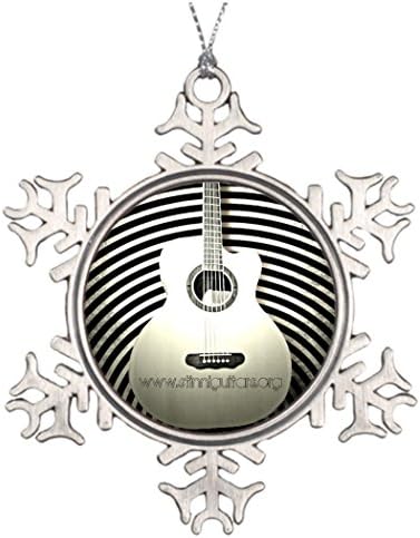 HaroRo Best Friend Snowflake Ornaments Black And White Christmas Snowflake Ornament Movie Music