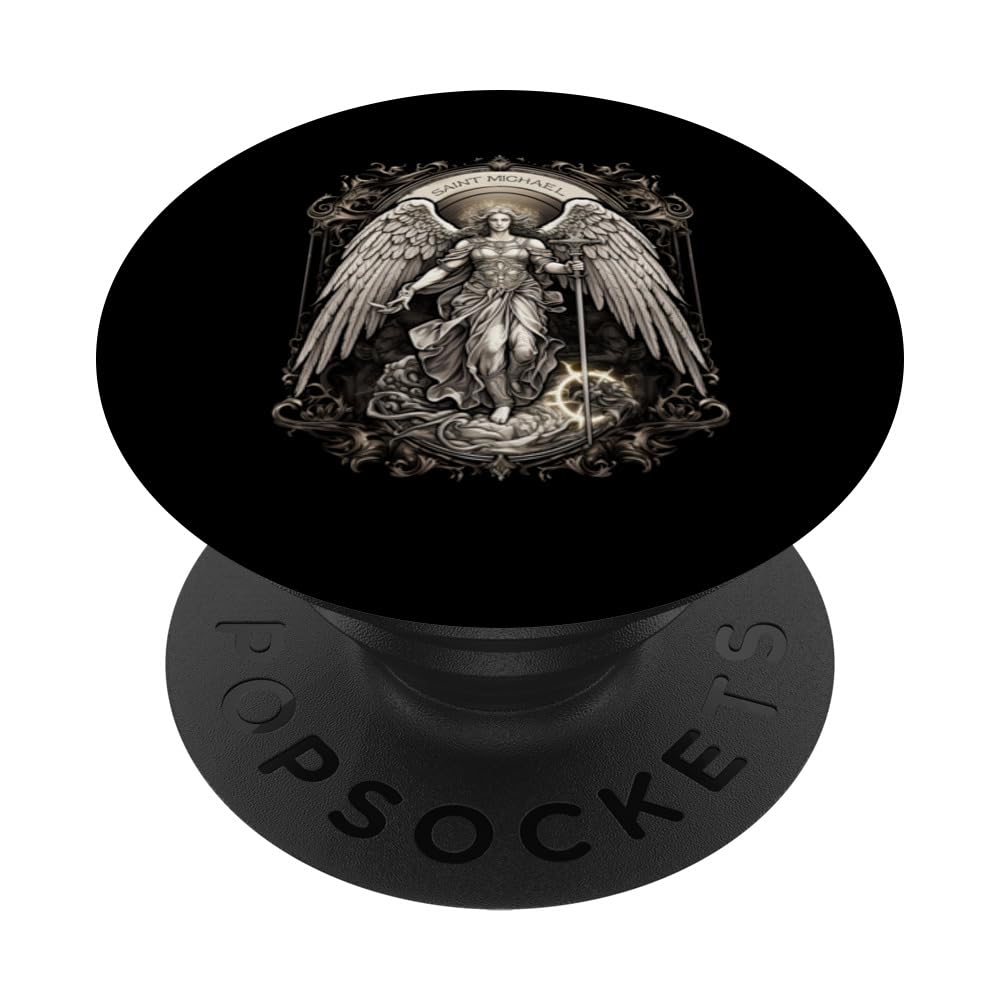 St Michael The Archangel Catholic Saint Religious PopSockets Adhesive PopGrip