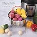 Accessories Set Compatible with Instant Pot 6,8 QT, Steamer Basket with Divider, Springform Pan, Egg Bites Mold, Stackable Steamer Racks, Magnetic Cheat Sheet by Nenazzz