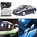 Partsam LED Interior Package Light Kits Pry Bar Replacement for Civic Coupe Sedan 2006-2012 -10 Pieces/Ice Blue