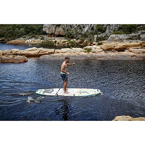 THURSO SURF Waterwalker All-Around Inflatable Stand Up Paddle Board SUP 10'6 x 31'' x 6'' Two Layer Deluxe Package Includes Carbon Shaft Paddle/2+1 Quick Lock Fins/Leash/Pump/Roller Backpack (2019) - Thumbnail 5