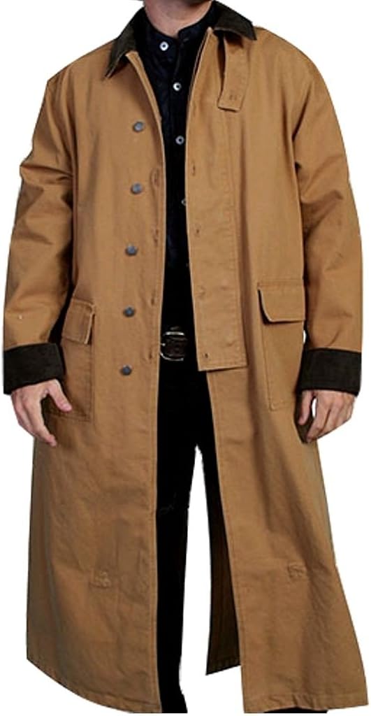 Rangewear By Scully Men's Long Canvas Duster at  Men’s Clothing store