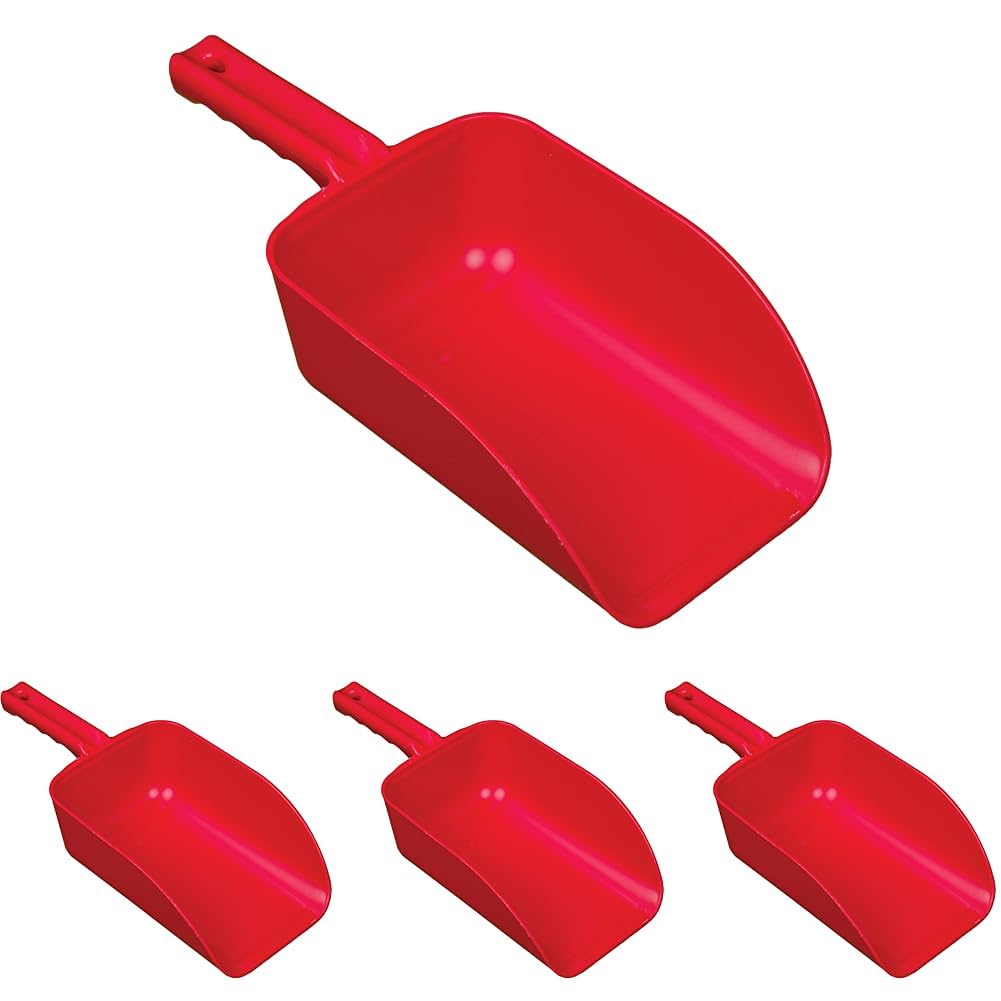 Remco 65004 Scoop,82 oz.,PP,Red (Pack of 4)