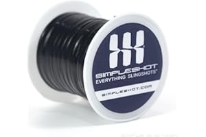 SimpleShot Band-Tying Tape Elastic Amber Belt Stretch Band Wrap Cord for DIY Slingshot Band Making