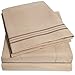 1500 Supreme Collection Queen Sheet Sets Taupe - Luxury Hotel Bed Sheets and Pillowcase Set for Queen Mattress - Extra Soft, Elastic Corner Straps, Deep Pocket Sheets, Queen Taupe