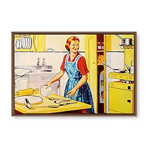Framed Canvas Wall Art for Living Room, Bedroom Classical Theme Canvas Prints for Home Decoration Ready to Hang - 16x24 inches