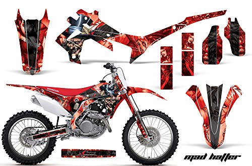 Honda CRF450R & CRF450RX 2013-2018 MX Dirt Bike Graphic Kit Sticker Decals CRF 450 R HATTER RED