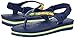 Havaianas Baby Brazil Logo Flip Flop Sandal, Navy Blue/Yellow, 6 M US Toddler