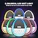 Portable Rechargeable White Noise Machine with 8 Colors Night Light, Sound Machine Improve Sleeping with 29 Non-Looping Soothing Nature Sounds and Lullaby, Ideal for Kids, Adults and Travel