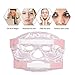 Anself Face Gel Mask Hot & Cold Facial Therapy Mask Microwavable Freezable Reusable Relief Swollen Face Puffy Eyes Headaches Migraines