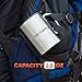 Stainless Steel Camping Mug - Sturdy Stainless Steel Carabiner Cup - Reusable Eco-Friendly Cup for Travel - Portable - Lightweight
