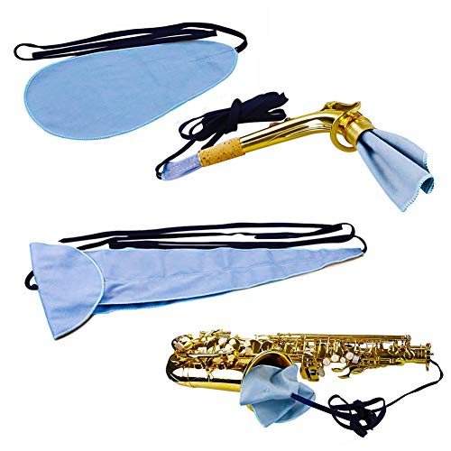 YZNLife Saxophone Cleaning Care with Case Kit Included Thumb Rest Cushion Reed Case Mouthpiece Brush Mini Screwdriver Cleaning Cloth for Clarinet, Flute and Wind & Woodwind instrument