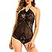 SUNNOW Women's Sexy Lingerie One Piece Lace Babydoll Sexy Nightdress