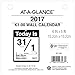 AT-A-GLANCE Wall Calendar 2017, Today Is, Daily, 6 x 6