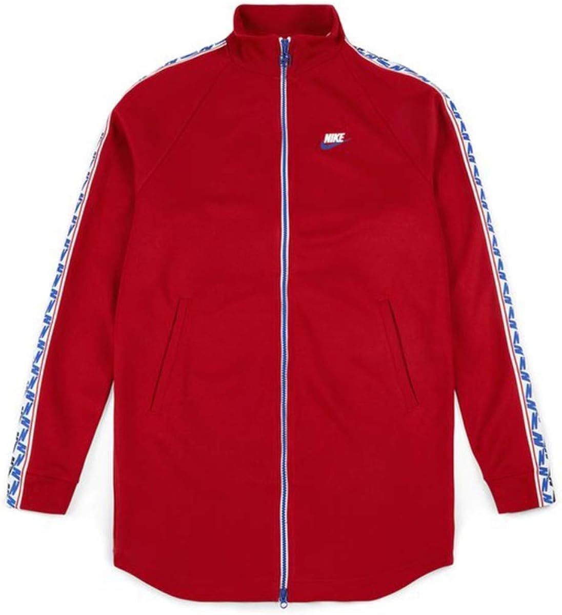 nike swoosh taped track jacket
