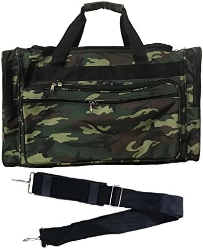 22-inch Travel Duffle Bag | Multiple Designs to Choose From | Perfect Travel Size Duffel Bag by Unique Traveler (Camouflage)
