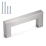96mm Cabinet Pulls Brushed Nickel Cabinet Handles