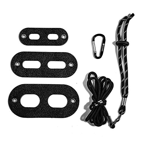 WATFOON Adjustable Bearded Dragon Harness Leash Pet-Friendly Leather Collar, 3 Pack (Different Size S, M, L) Reptile Lizard Leash for Reptiles Amphibians and Small Pet Animals, 5 Color Option (Black) - Thumbnail 6