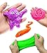 Sisland Glow in The Dark Slime, 4 Pack Shake Slime Powder Slime Shaker DIY Slime Kit Stress Relief Toy, Party and Birthday Gifts丨Make Your Own Slime丨Just Add Water (Glow)