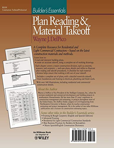 Builder's Essentials: Plan Reading & Material Takeoff