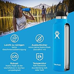 Hydro Flask Standard Mouth Bottle with Flex Cap