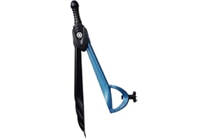 baixikly Protractor and Compass for Geometry Professional Compass Accurate Woodworking Compass with Penholder Adjustable Drawing