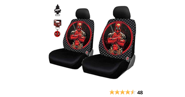 deadpool back seat covers