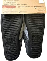 Dearfoams Women 's Zapatillas De Zuecos de lana acolchada de espuma de memoria