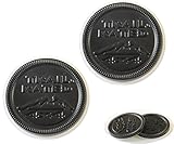 puzhanyou 62mm 4×4 Trail Rated thicken Trunk Tailgate Fender Emblem Badge LOGO for Jeep Wrangler 2pc set (All black)