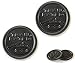 puzhanyou 62mm 4×4 Trail Rated thicken Trunk Tailgate Fender Emblem Badge LOGO for Jeep Wrangler 2pc set (All black)