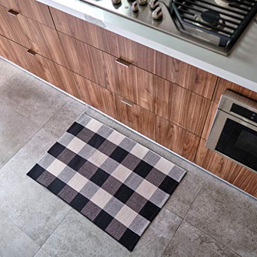 Sierra Concepts Pure Coco Coir Front Door Hello Mat Outdoor mat + Buffalo Plaid mat Fall