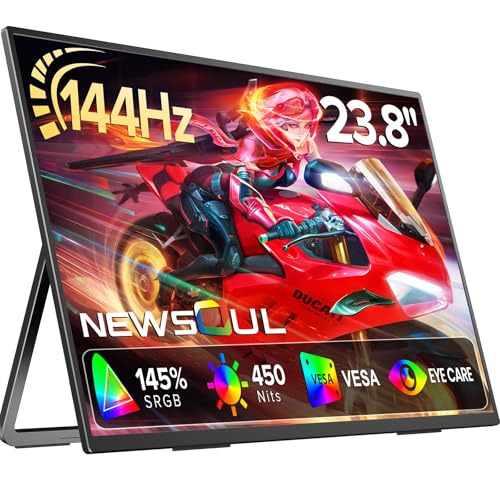 Newsoul 23.8'' Portable Monitor Gaming Monitor