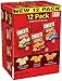 Cheez-It Grooves Crispy Cheese Cracker Chips, Variety Pack, Original Cheddar, Sharp White Cheddar, Zesty Cheddar Ranch, 1 oz Bags, 12 count(Pack of 4)