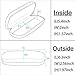 Molshine Van Gogh Oil Painting Pattern Portable Eyeglasses Case for Reading Glasses Sunglasses (B)