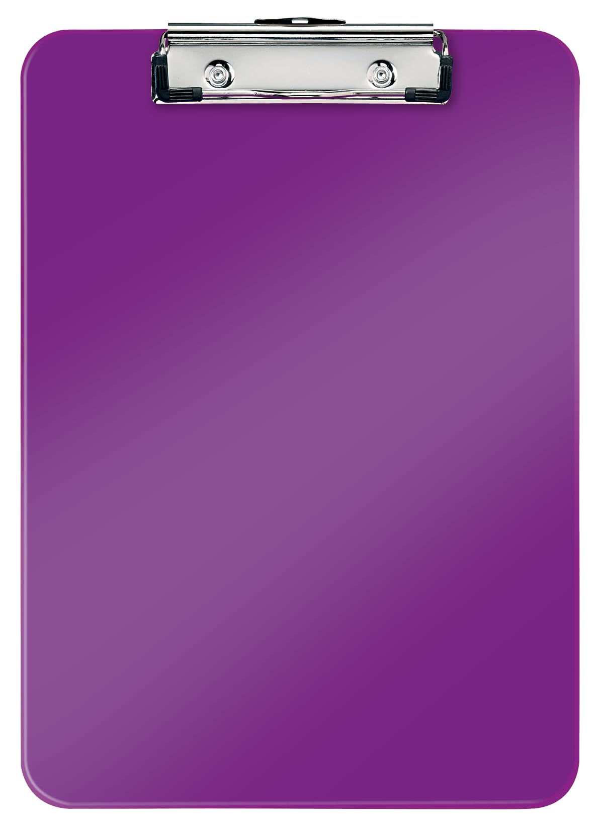 Leitz 39710062 A4 Clipboard, Rigid Plastic, WOW Range, Purple