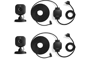 Blink Mini 2 + Weather Resistant Adapter â€” Indoor/Outdoor Home Security & Pet Camera(s) with HD video, motion detection, and built-in spotlight â€” 2 cameras (Black)