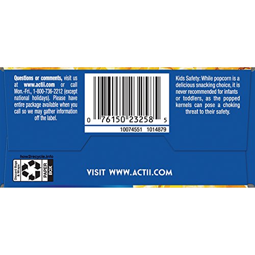 ACT II BUTTER LOVERS MICROWAVE POPCORN, 2.75 OZ., 3-COUNT BAGS
