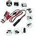 SAE to Battery Alligator Clip - KUNCAN 1.5FT 12V SAE 2Pin Quick Disconnect Cable SAE to Battery Clamp Cord 7.5A Fuse (1 Pack)