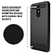 LK Case for LG Stylo 4, LG Q Stylus, [Carbon Fiber] Shock Absorption Hybrid Armor Defender Protective Case Cover for LG Stylo 4/LG Q Stylus - Black