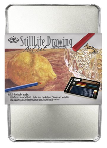 Royal & Langnickel Medium Tin Still Life Drawing Art Set
