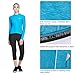Baleaf Women's Space Dye Long Sleeve Cycling Jersey UPF 30+ Sky Blue Size S