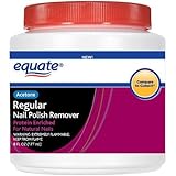 Equate Regular Nail Polish Remover, 6 oz Tub with Sponge (Compare to Cutex)