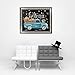 TWBB 5D DIY Diamond Painting Kit for Adult Full Drill Diamond Painting Sets,Blackboard Newspaper Style,10x12 inch (Blue Car Pattern)