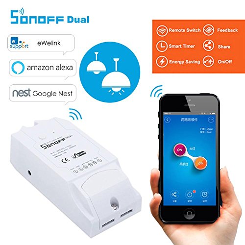 Sonoff WiFi Switch dual/single Channel Wireless Remote Control Electrical Alexa DIY Your Home via Iphone Android App Household Appliances Compatible