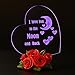Giftgarden I Love You to the Moon and Back 7 Color Change LED Cake Topper with Red Roses, Cute Stuff Gift for Christmas Girlfriend Wedding Women Mom Kids Birthday Anniversary Couple Valentines Grandma