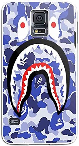 Bape Shark Bathing Ape Blue for Iphone and Samsung Galaxy Case (Samsung Galaxy S5 white)