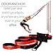 SYNERGYM Yoga Stretching Strap with Loops + Door Flexibility & Leg Stretcher, FREE 2 eBooks & Video Exercises For Dance,Cheer, Gymnastics, Ballet, Physical Therapy, Pilates